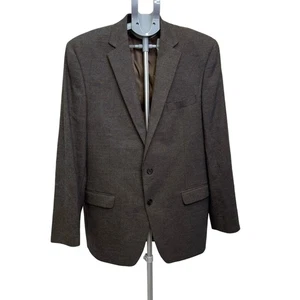 Lauren Ralph Lauren Herren Blazer braun kariert 42 L - dezenter blauer Akzent Sport Mantel - Bild 1 von 10