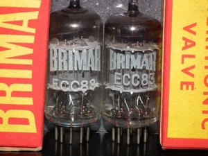 Par emparejado ECC83 BRIMAR 12AX7 NUEVO EN CAJA hecho en Reino Unido - Imagen 1 de 11