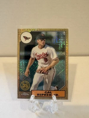 Cal Ripken Jr. 2022 Topps Chrome Mojo Refractor #T87C-86 - Baltimore Orioles - Image 1 of 2