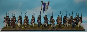 28mm Perry Miniatures Napoleonic French Line Infantry 3rd GMB Flag Painted - Picture 1 of 7