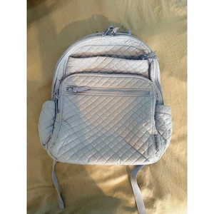 Zaino Vera Bradley XL Bancroft trapuntato lavanda laptop viaggio interno floreale - Foto 1 di 12
