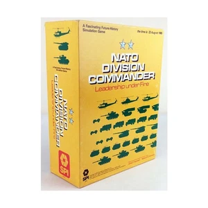 SPI Boxed Wargame NATO Division Commander Box Fair/VG+ - Picture 1 of 1