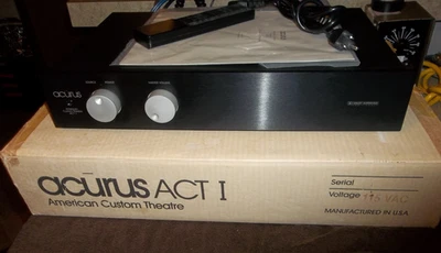 ACURUS ACT ONE PREAMP With OEM Remote and Manual/Box Works Perfectly - Image 1 of 4
