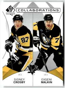 2024-25 Upper Deck SP NHL C-10 Sidney Crosby Evgeni Malkin Collaborations - Bild 1 von 2