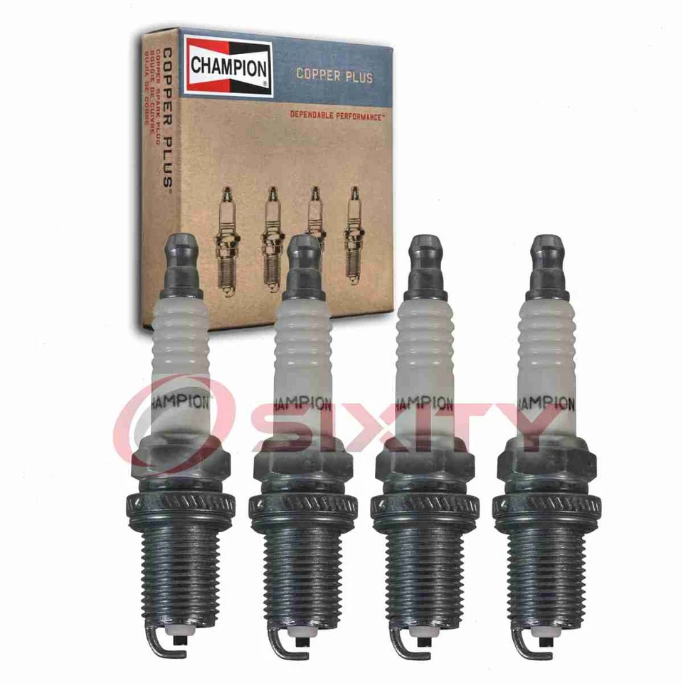Velas de ignição Champion Copper Plus 4 peças para 1987-1989 Saab 9000 2.0L L4 fu - Imagem 1 de 4