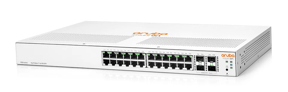 HPE Networking Instant On Switch 24p Gigabit CL4 PoE 4p SFP+ 195W 1930 128 Gbps - Image 1 of 1