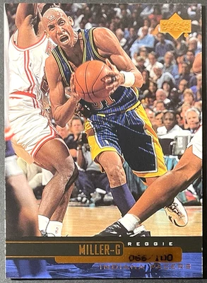 (/100 ) Reggie MIller 1999-00 Upper Deck #48 UD Exclusives Parallel ( READ ) - Image 1 of 2