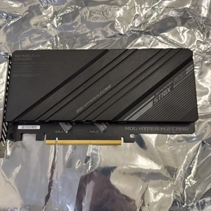 ASUS ROG HYPER M.2 CARD PCIE NVME M.2 EXPANSION CARD - Photo 1/4
