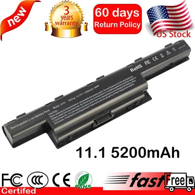 6/9Cells Battery for Acer Aspire 4743G 4551 4741 5741 5750 7750 5733Z 5742 7551  - Image 1 of 4