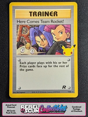Here Comes Team Rocket! | 15/82 | Celebrations Classic Collection | MINT - Image 1 of 2