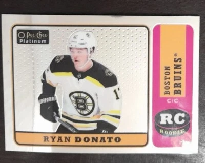2018 - 2019 O-Pee-Chee Platinum Ryan Donato Retro RC Bruins #R-75 Hockey Card - Image 1 of 2