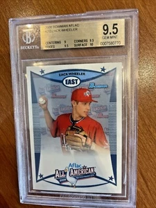 2008 09 Bowman Draft Aflac All-American Zack Wheeler AFLAC BGS 9.5 Philadelphia - Bild 1 von 3