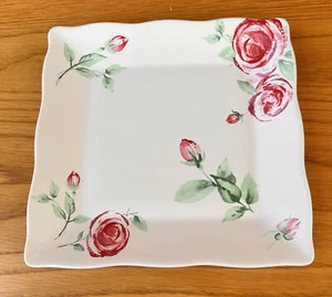 ROYAL DOULTON ROSE WOLKEN AUF FUSS 8" QUADRATISCHES TABLETT Schlüssel Schmuck, Landhaus - Bild 1 von 10