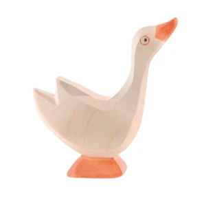 Ostheimer Gans Kopf hoch Holztier Spieltier 13312 - Bild 1 von 1