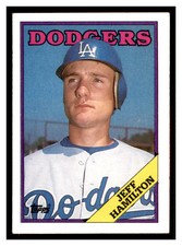 1988 Topps #62 JEFF HAMILTON Los Angeles Dodgers