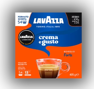 54 / 108 / 216 / 360 / 720 Capsule Caffè Lavazza A Modo Mio Crema e Gusto FORTE - Photo 1/1