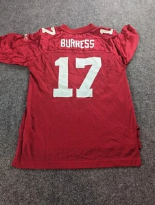 New York Giants Jersey Plaxico Burress #17 RED NFL Football Youth Large Reebok - Picture 1 of 11
