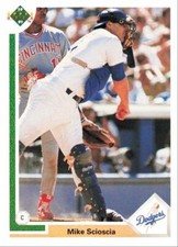 1991 Upper Deck Baseball Mike Scioscia Los Angeles Dodgers #139
