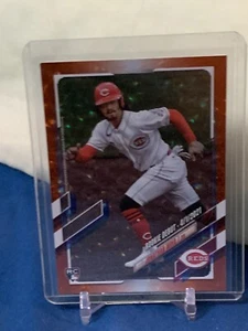 2021 Topps Update Orange Foilboard #US145 Jonathan India 187/299 RC Rookie Debu - Imagen 1 de 2