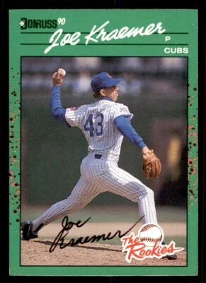 1990 Donruss Rookies Baseball #10 Joe Kraemer Signed Autograph (no COA) *e1 - Image 1 of 2