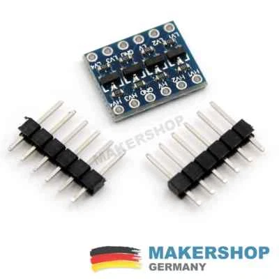 4 Kanal Pegelwandler I2C 5V-3.3V Level Shifter Konverter Arduino Raspberry Pi - Bild 1 von 4