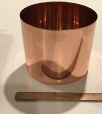 Nice Looking Bloomingville Copper Color Pot; 6” Diameter 5” Tall 0503