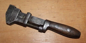 Vintage P S & W Solid Bar verstellbarer Schraubenschlüssel Pat 14. Januar 1896 Made in USA - 8 Zoll - Bild 1 von 3
