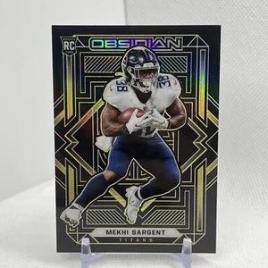 Mekhi Sargent /25 ELECTRIC ETCH YELLOW 2021 Panini Obsidian #155 Titans (SP) - Picture 1 of 6