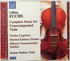 Lillian Fuchs: Complete Music For Unaccompanied/Solo Viola 2-Cd Jeanne Mallow
