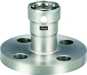 Viega MegaPress 95455 1-1/2" P Flange 304 Stainless Steel - Picture 1 of 1