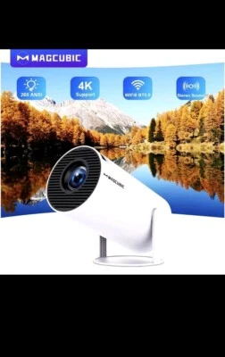 NEU Portable Projector Beamer Android 11 4K Dual WiFi6 Allwinner HY300 - Bild 1 von 4
