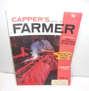 Vintage CAPPER'S FARMER MAGAZINE Jan 1960 Farming Farm Tractor - Picture 1 of 3