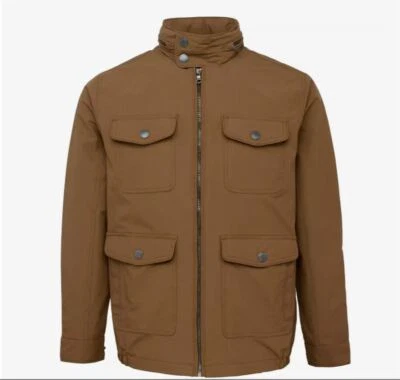 Debenhams Maine New England Tan Travel 4 Pocket Jacket Shower-resistant MEDIUM - Image 1 of 4
