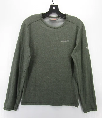 Camisa Craghoppers Hombres Pequeña Verde Nosilife Protector de Insectos Pullover Senderismo Aire Libre Foto 1 de 4