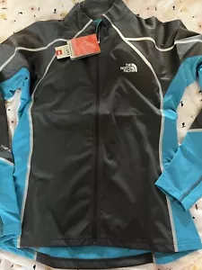 BLOQUE CLIMÁTICO PARA MUJER THE NORTH FACE ÁPICE CREMALLERA COMPLETA GRIS/AZUL M $189 - Imagen 1 de 4