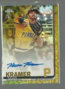2019 Topps Chrome Rookie Autograph Gold Refractors #RAKK Kevin Kramer (ref 80977 - Picture 1 of 1