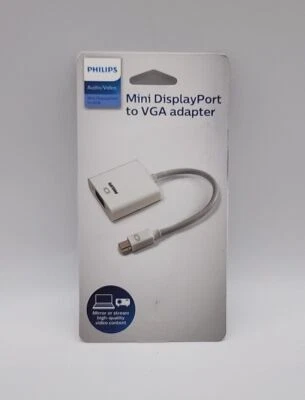 Philips Mini DisplayPort to VGA Adapter - White - Image 1 of 4
