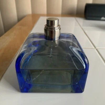 Ralph Lauren Blue Eau De Toilette Perfume Spray Womens 4.2 Oz / 125 ml- 70% Full - Image 1 of 3