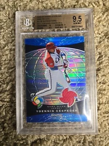 2009 Bowman Sterling Blue Refractor YEONNIS CESPEDES /125 #BCR-YC BGS 9.5 RC - Picture 1 of 2