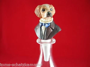 Goebel Aristo Dogs porcelana cierre botella Edwin Spaniel deBrittany Poncelet - Imagen 1 de 4