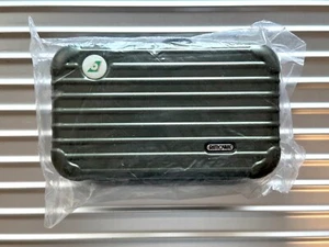 Rare BRAND NEW! EVA AIR RIMOWA Dark Metallic Green Amenity Kit Still Sealed - Picture 1 of 3