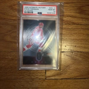 1999 Steve Yzerman Graded Mint 10 Ultimate Victory - Picture 1 of 2