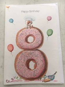 Mylo & Friends Happy 8th Eighth Greeting Card RRP $4.50 - Imagen 1 de 3