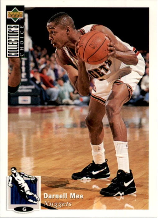 1994-95 Collector's Choice Denver Nuggets Basketball Card #77 Darnell Mee