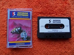 STRANDED - von superior software - acorn electron cassette - Bild 1 von 5