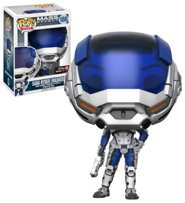 Funko POP! Games Mass Effect Andromeda #186 Sara Ryder (Masked) - Gamestop - New — 第 1/3 张图片