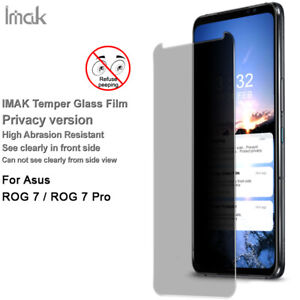 IMAK Privacy Full Cover Tempered Glass Film For Asus ROG Phone 7 5 5S Pro