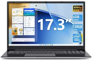 SGIN 17.3 Inch Laptop FHD 8GB RAM 512GB SSD Intel Celeron Up to 2.8 GHz WiFi - Picture 1 of 9