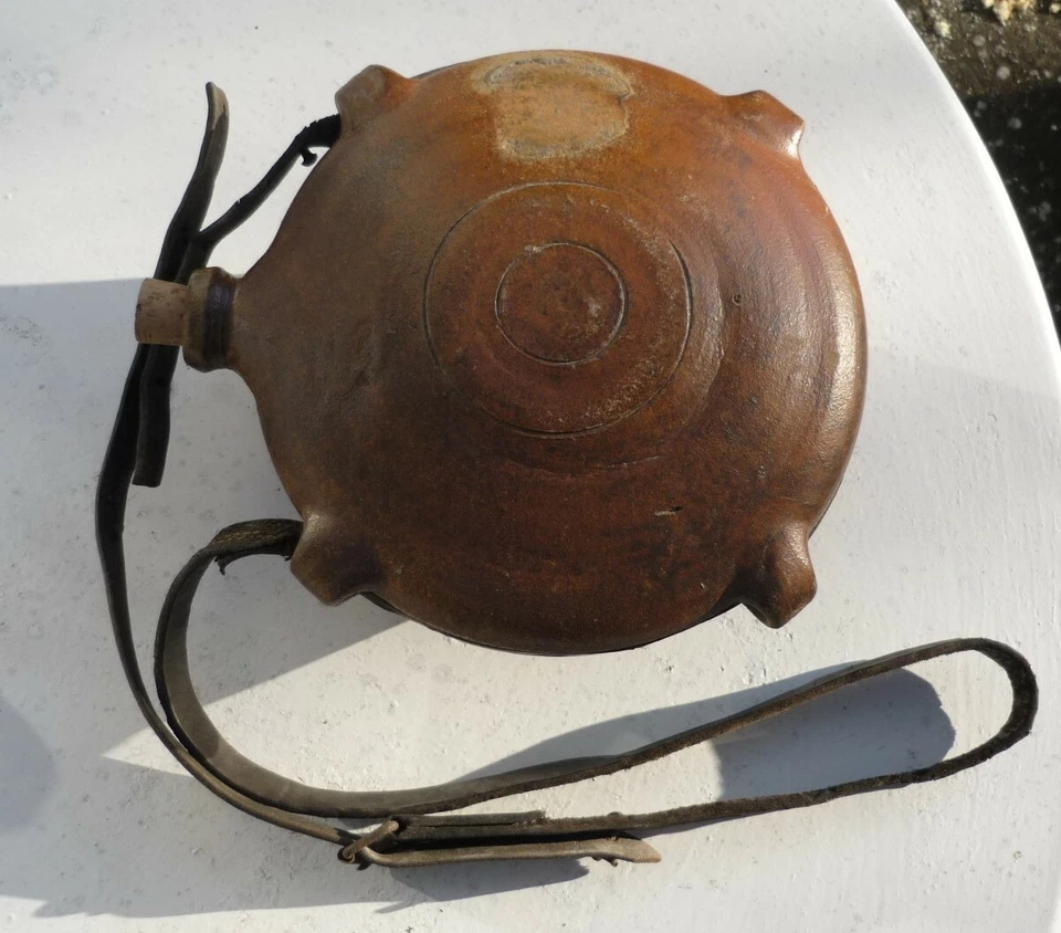 Gourde crapaud ancienne art populaire - Photo 1/4