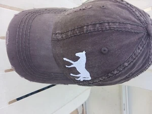 Distressed Distinc Headware Horse Embroidered Ponytail Hat | C.C. Beanie - Picture 1 of 3